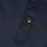 Aquascutum Archival Reversible Check Mid Mac Coat - Navy