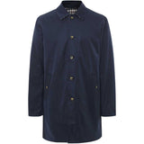 Aquascutum Archival Reversible Check Mid Mac Coat - Navy