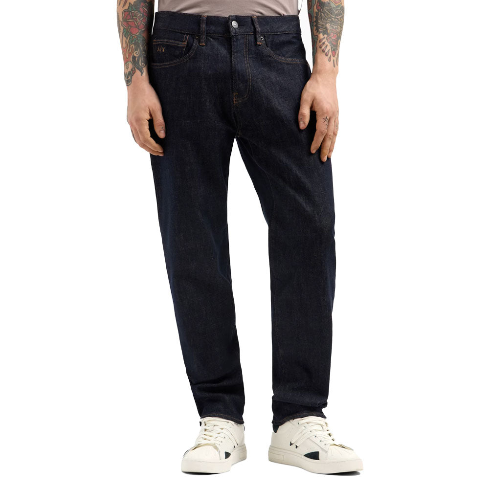 Armani Exchange J13 Slim Fit Jeans - Dark Blue Denim Indigo