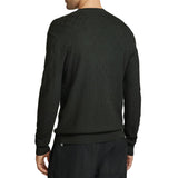 Armani Exchange Crew Neck All over print Knit - Jet Olive XM000176 AF104540