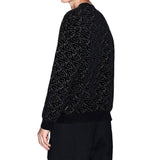 Armani Exchange Crew Neck All Over Print Sweater XM001330 - Black