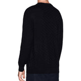 Armani Exchange Knitwear Crew Neck Sweater Viscose - Black