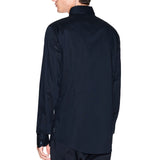 Armani Exchange Slim Fit Woven Cotton Shirt - Black 8NZC31