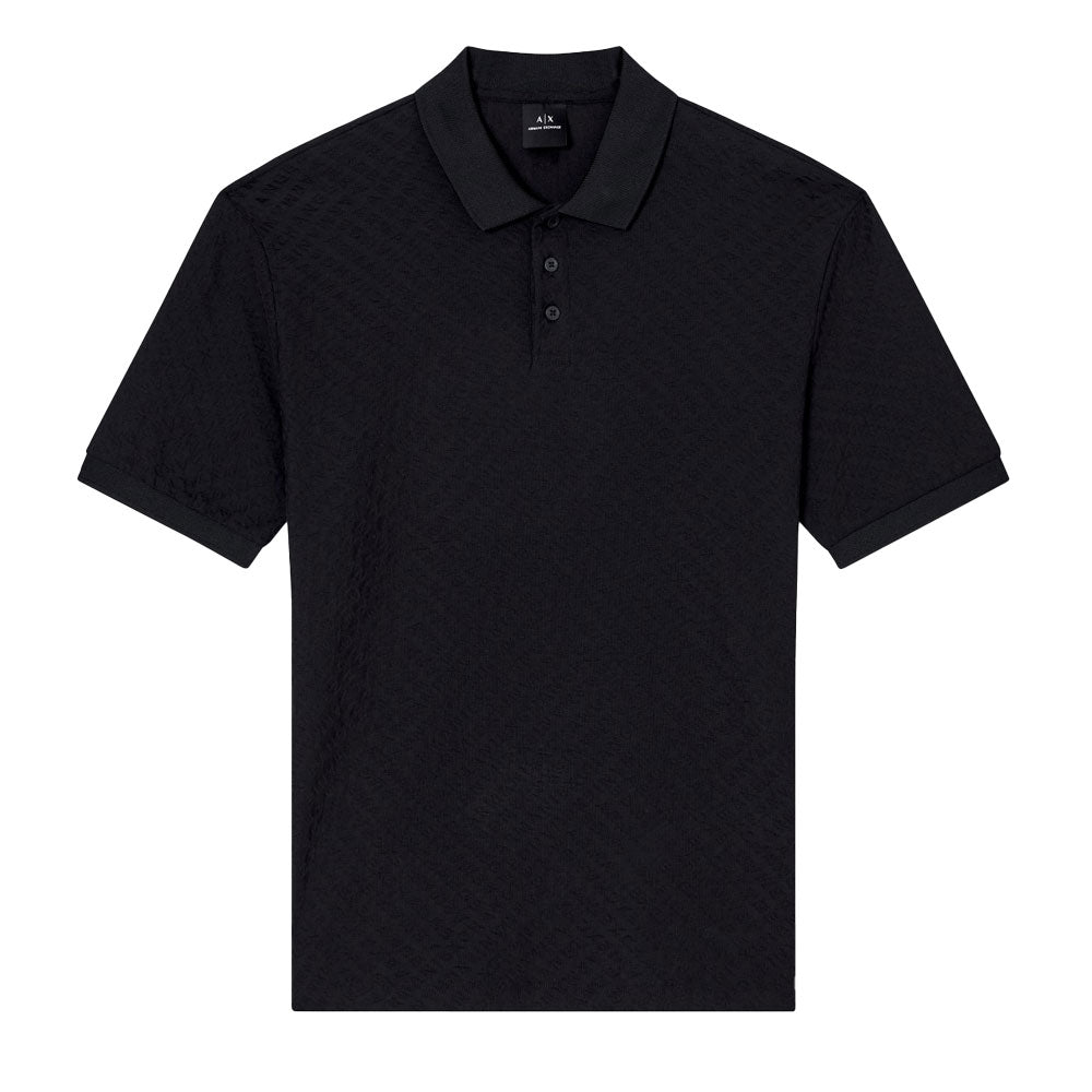 Armani Exchange All over Print XM001882 Polo shirt - Black