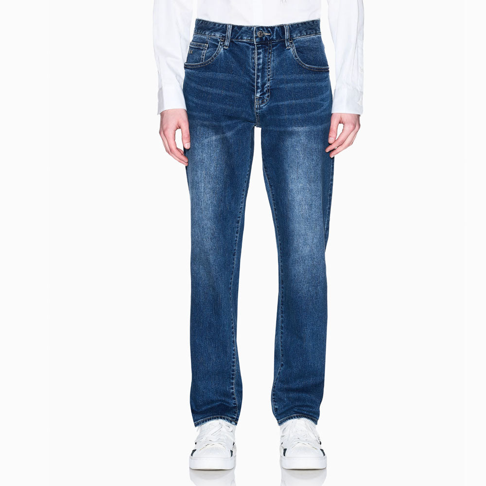 Armani Exchange J13 Slim Fit Jeans - Blue Denim Light Washed