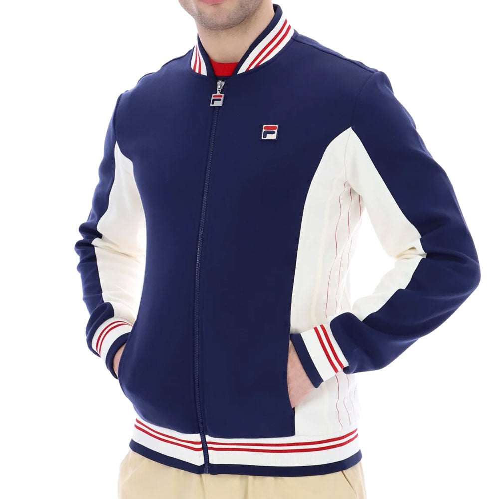 Fila Vintage Settanta Baseball Track Jacket MK1 - Navy