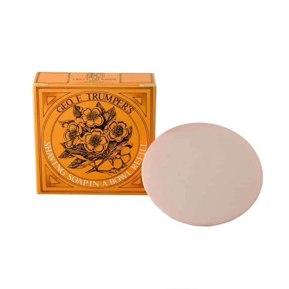 Geo F Trumper Almond Shaving Soap Refill 80g