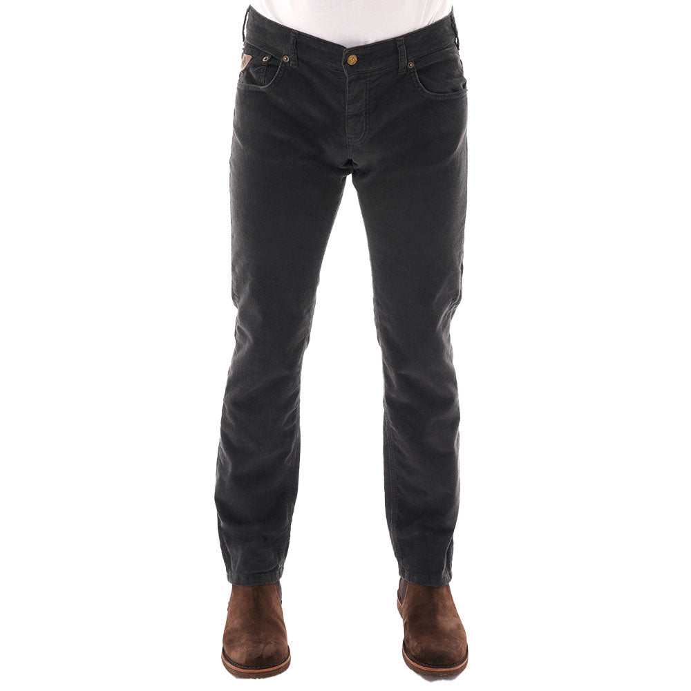 Lois Jeans Sierra Thin Corduroy Tapered Fit - Charcoal