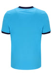 Fila Vintage Marconi Ringer T Shirt - Cyan Blue / Navy
