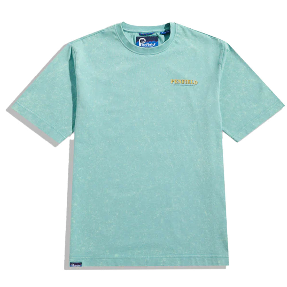 Penfield - Whale Scene T-Shirt - Dusty Turquoise