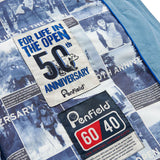 Penfield Mens 50th Anniversary Outback Vest Gilet - Niagara Blue