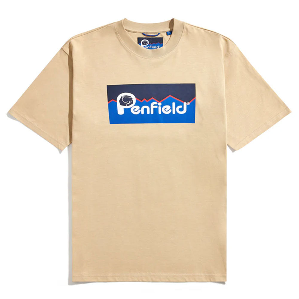 Penfield Original Large Logo T-Shirt - Fields Of Rye Tan