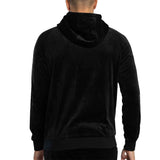 Sergio Tacchini Albi Velour Zip Hoodie - Black/Gold