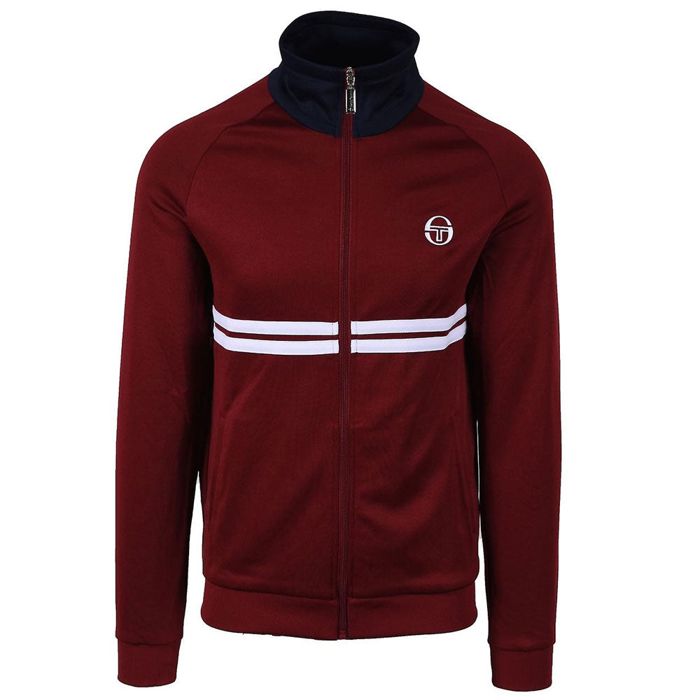 Sergio Tacchini Dallas Track Top - Claret / Navy