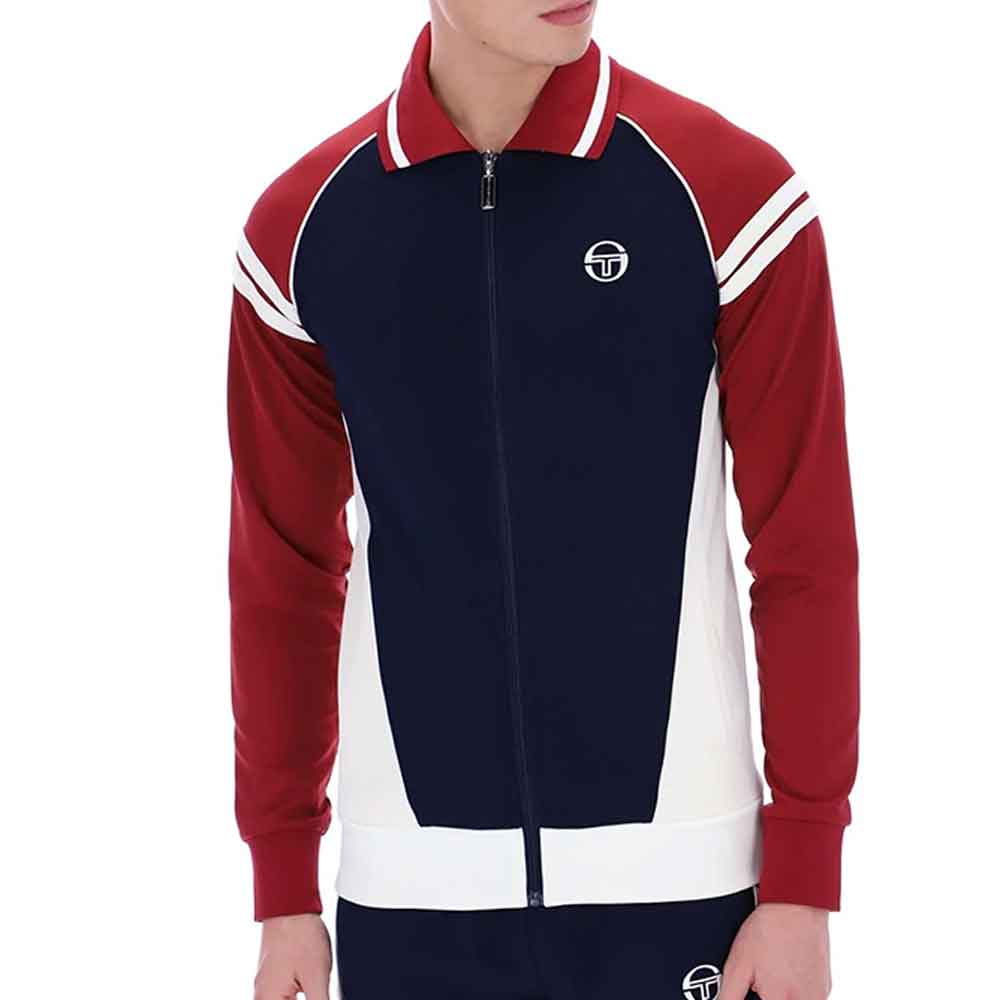 Sergio Tacchini New Ascot Track Top - Navy Claret