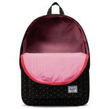 Herschel Supply Co Classic Backpack - Black Gridlock Gold - so-ldn
