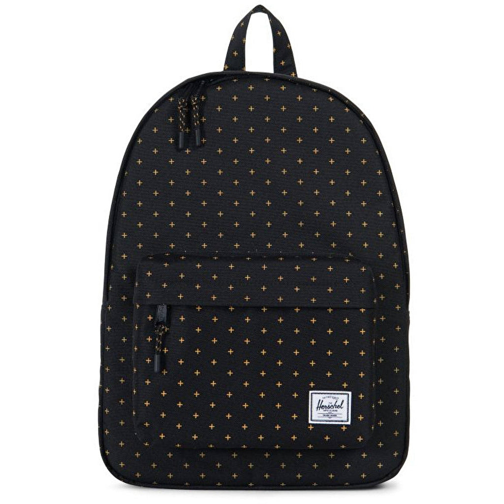 Herschel Supply Co Classic Backpack - Black Gridlock Gold - so-ldn