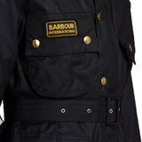 Barbour International Mens Original Wax Jacket - Black