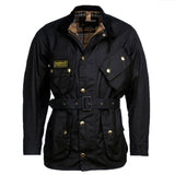 Barbour International Mens Original Wax Jacket - Black