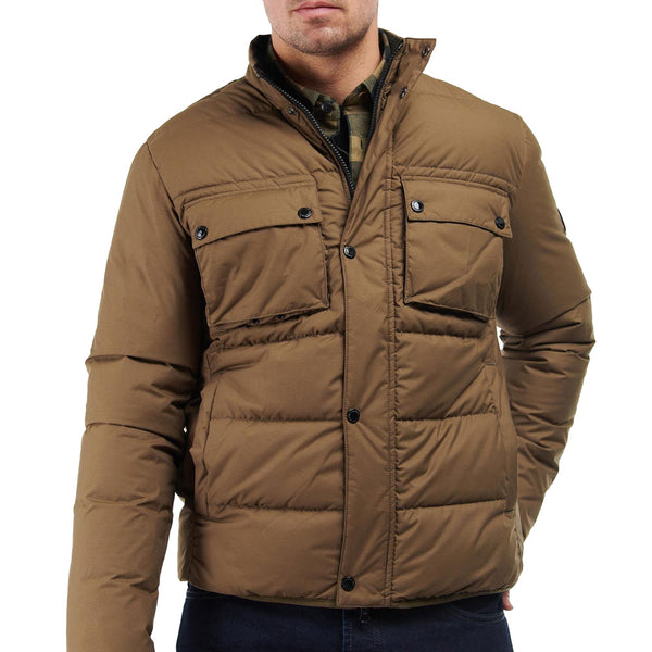 Barbour International Transmission Throttle Baffle Quilted Jacket - Beech Green