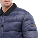 Barbour International Mens Blake Shirt Quilted  Jacket - Navy