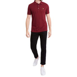 Lyle & Scott Polo Shirt  - Burgundy Claret Marl - so-ldn