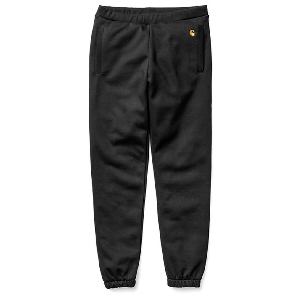 Carhartt WIP Chase Sweat Pants - Black - so-ldn