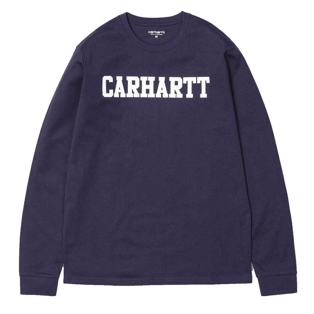 Carhartt Long Sleeve College T-Shirt- Lakers Purple - so-ldn