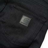 Carhartt WIP Rebel Pant Slim Fit Jeans - Black Rigid Towner Denim - so-ldn