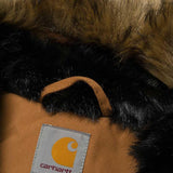 Carhartt WIP Trapper Parka Jacket - Hamilton / Brown / Tan - so-ldn