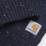 Carhartt WIP Anglistic Sweater - Dark Navy Heather - so-ldn