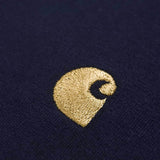 Carhartt Chase T-Shirt - Dark Navy / Gold - so-ldn