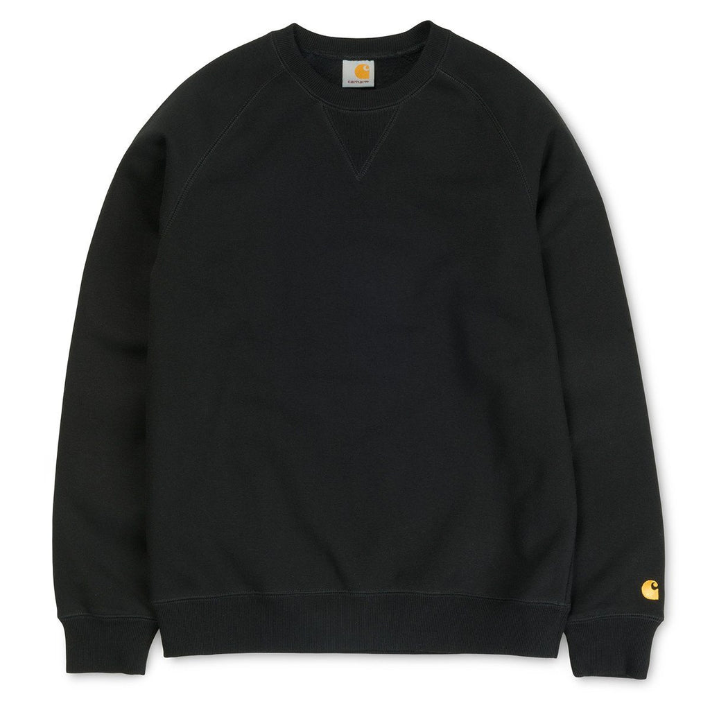 Carhartt WIP Chase Crewneck Sweatshirt - Black - so-ldn