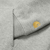 Carhartt WIP Chase Pullover Hoodie - Grey Heather - so-ldn