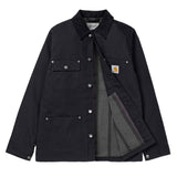 Carhartt WIP Michigan Lined Chore Coat - Black / Rigid - so-ldn