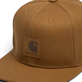 Carhartt WIP Logo Snapback Cap - Hamilton Brown - so-ldn