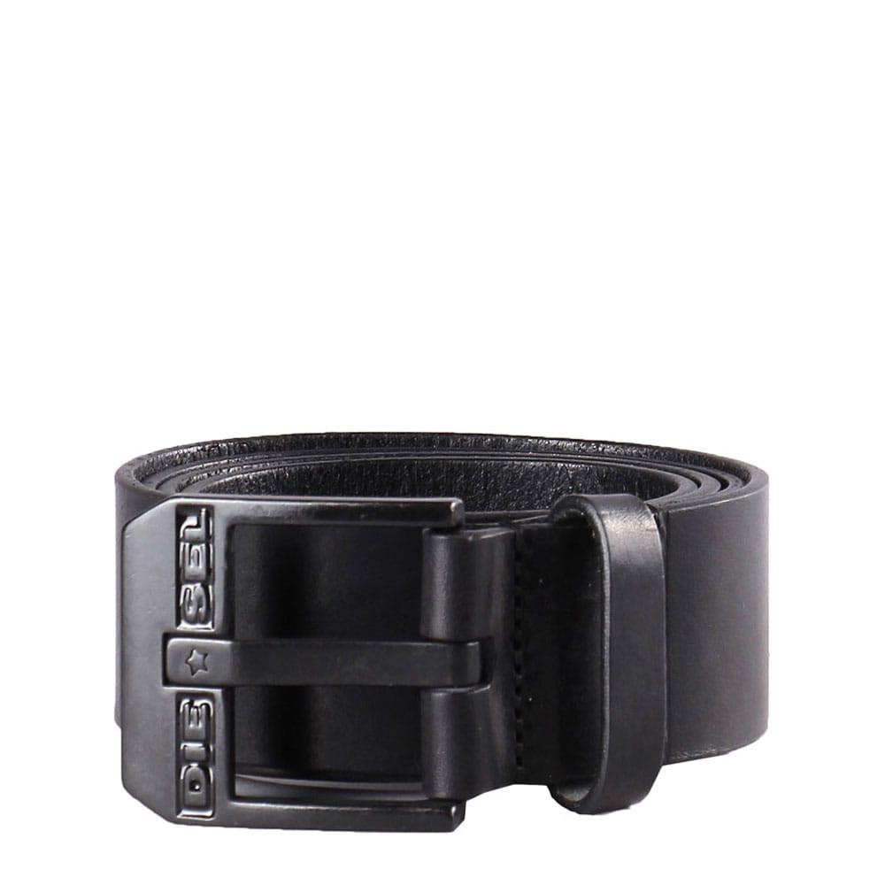 Diesel Blue - Star Leather Belt - Black - so-ldn