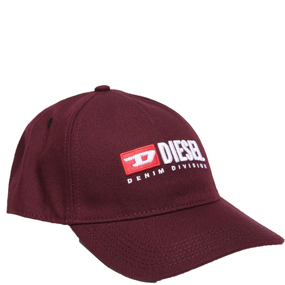 Diesel Cakerym-Max Baseball Cap - Burgundy - so-ldn