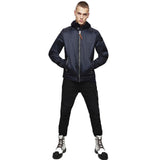 Diesel J -Shiro Nylon Biker jacket -  Navy - so-ldn