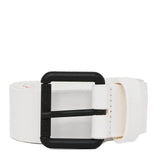 Diesel B-Line Fluo Leather Belt - White - so-ldn