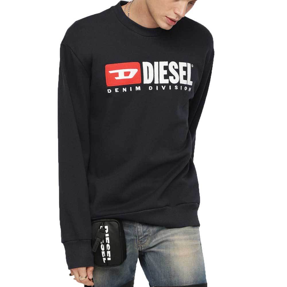 Diesel S-Crew-Division Felpa Sweatshirt - Navy - so-ldn