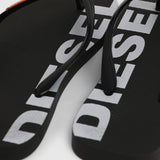Diesel SA Briian Flip Flops Sandals - Black - so-ldn