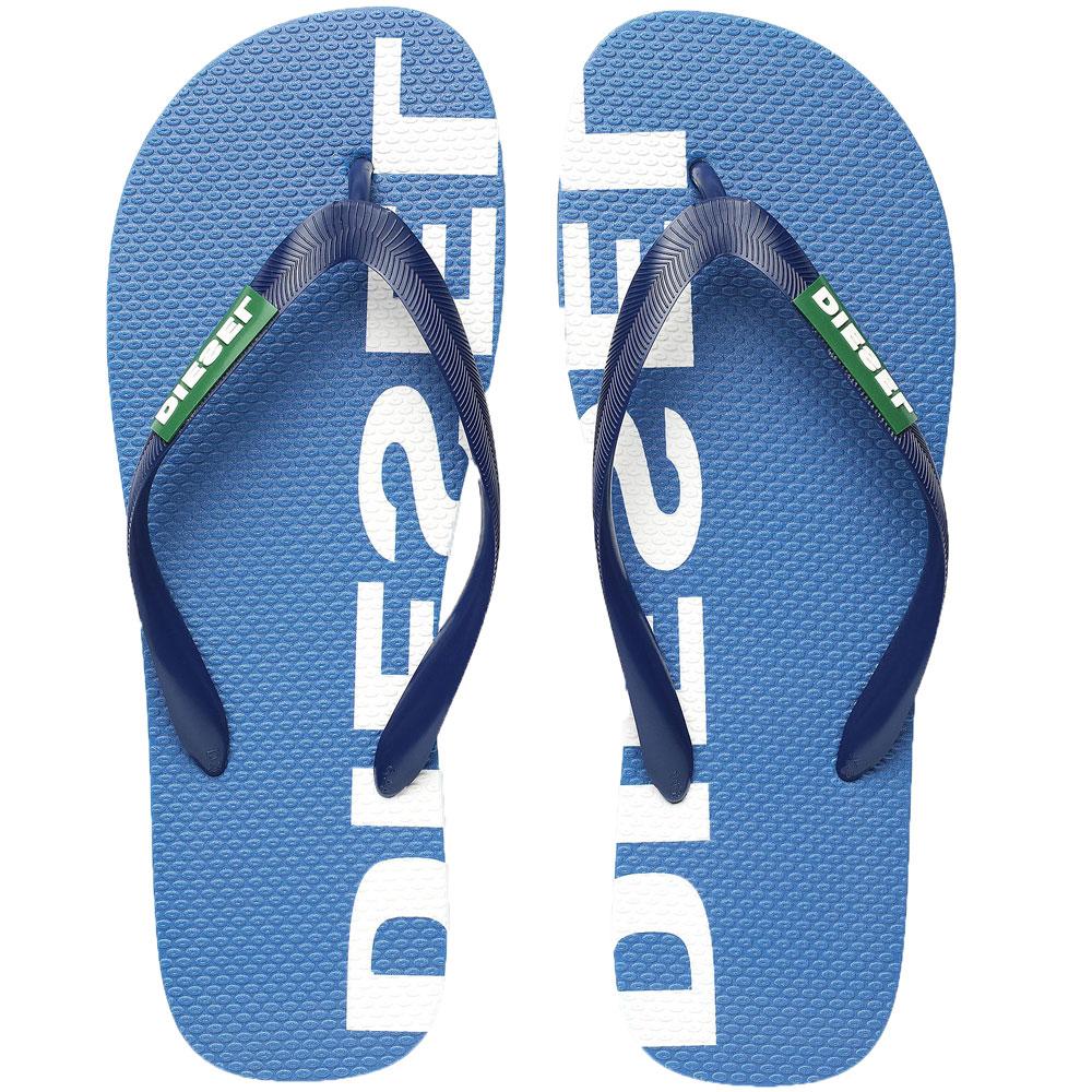 Diesel SA Briian Flip Flops Sandals - Blue - so-ldn