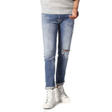 Diesel Sleenker 084GL Distressed Skinny Jeans - Light Blue - so-ldn