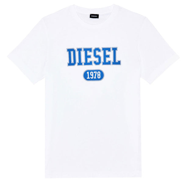 Diesel T-Diegor-K46 T-Shirt - White Diesel T-Diegor-K46 T-Shirt - White
