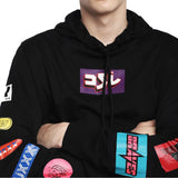 Diesel T-FONTY-YA Hooded T-SHIRT - Black - so-ldn