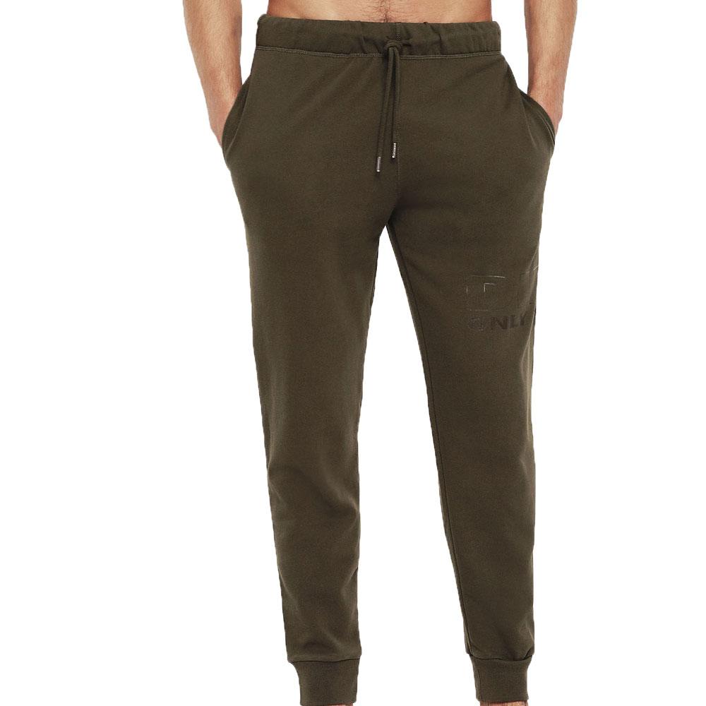 Diesel UMLB Peter Logo Jogging Bottoms - Military Green - so-ldn