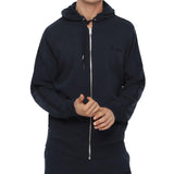 Diesel Brandon - Z Logo Lounge Hooded Zip Sweat - Navy - so-ldn