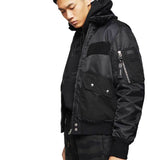 Diesel W-Slotkin-A Jacket Black Flight Bomber Jacket