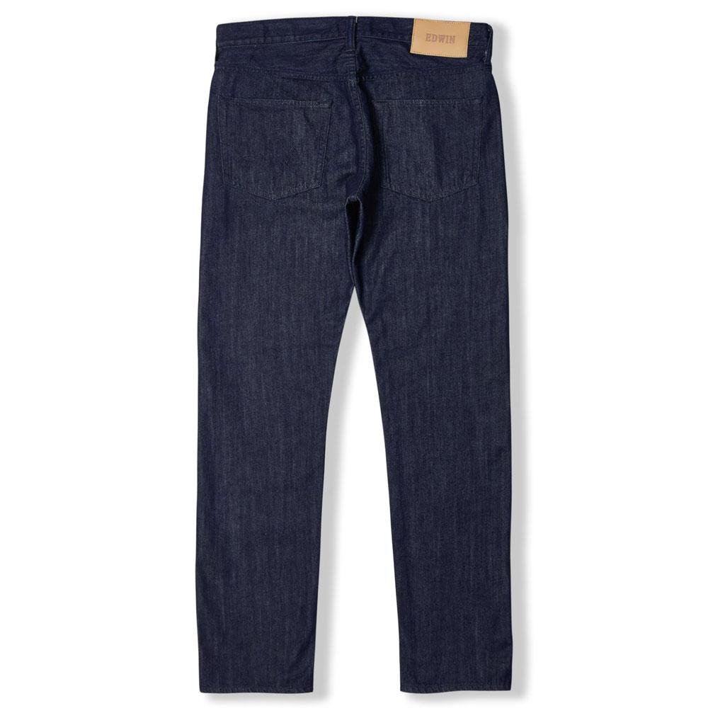 Edwin ED-55 Regular Tapered Jeans - Kingston Blue Denim - Rinse - so-ldn